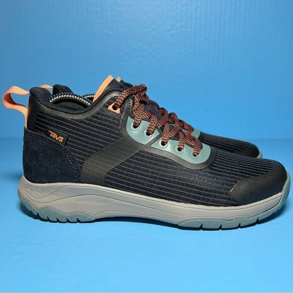 Teva Womens Gateway Mid Blue Aqua Orange Hiking Boot 7 - Picture 5 of 9